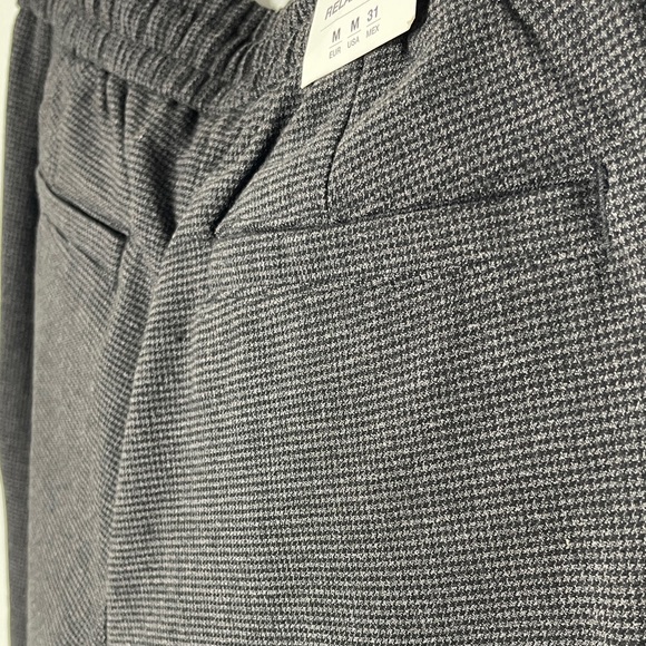 Men's Black Drawstring Pants - Picture 6 of 7